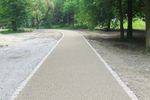 Kirchner Gussasphalt, Straßen- und Tiefbau GmbH - Referenzen Gussasphaltverlegung - Rad- und Gehwege